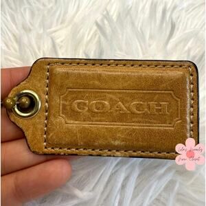 2.5" COACH Fob Bag Charm Hang tag Hangtag